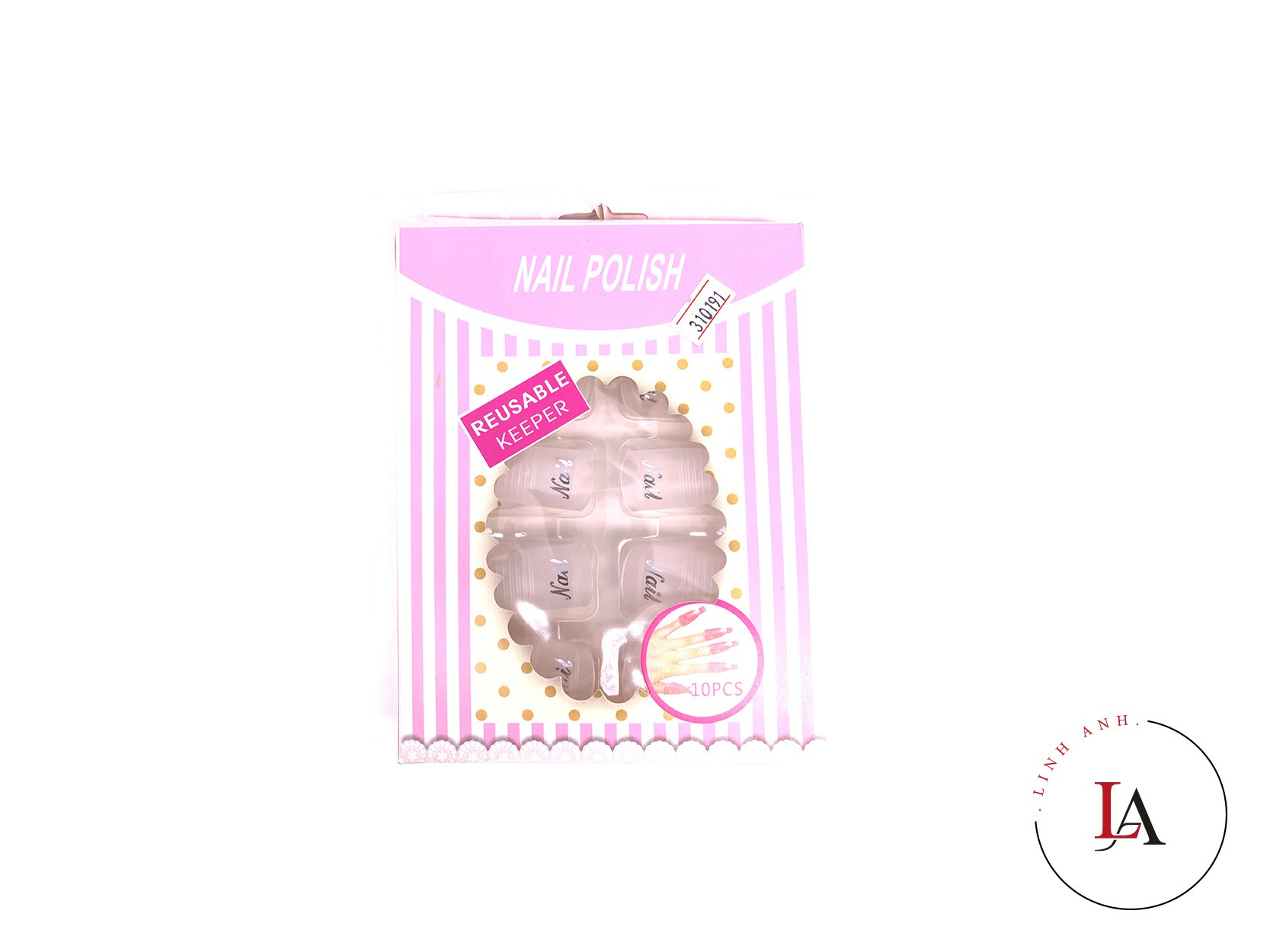 Kẹp tháo móng Gel 10chiếc/vỉ